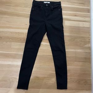 Topshop Moto Jamie Skinny Jean Black W28L32